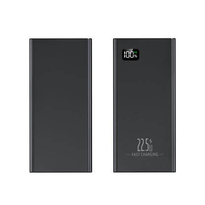 This sleek power bank is very affordable and durable,it featured by eazy-carrying and equipped with 22.5W fast charging.