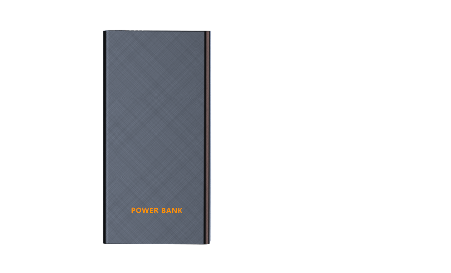 Front of black power bank